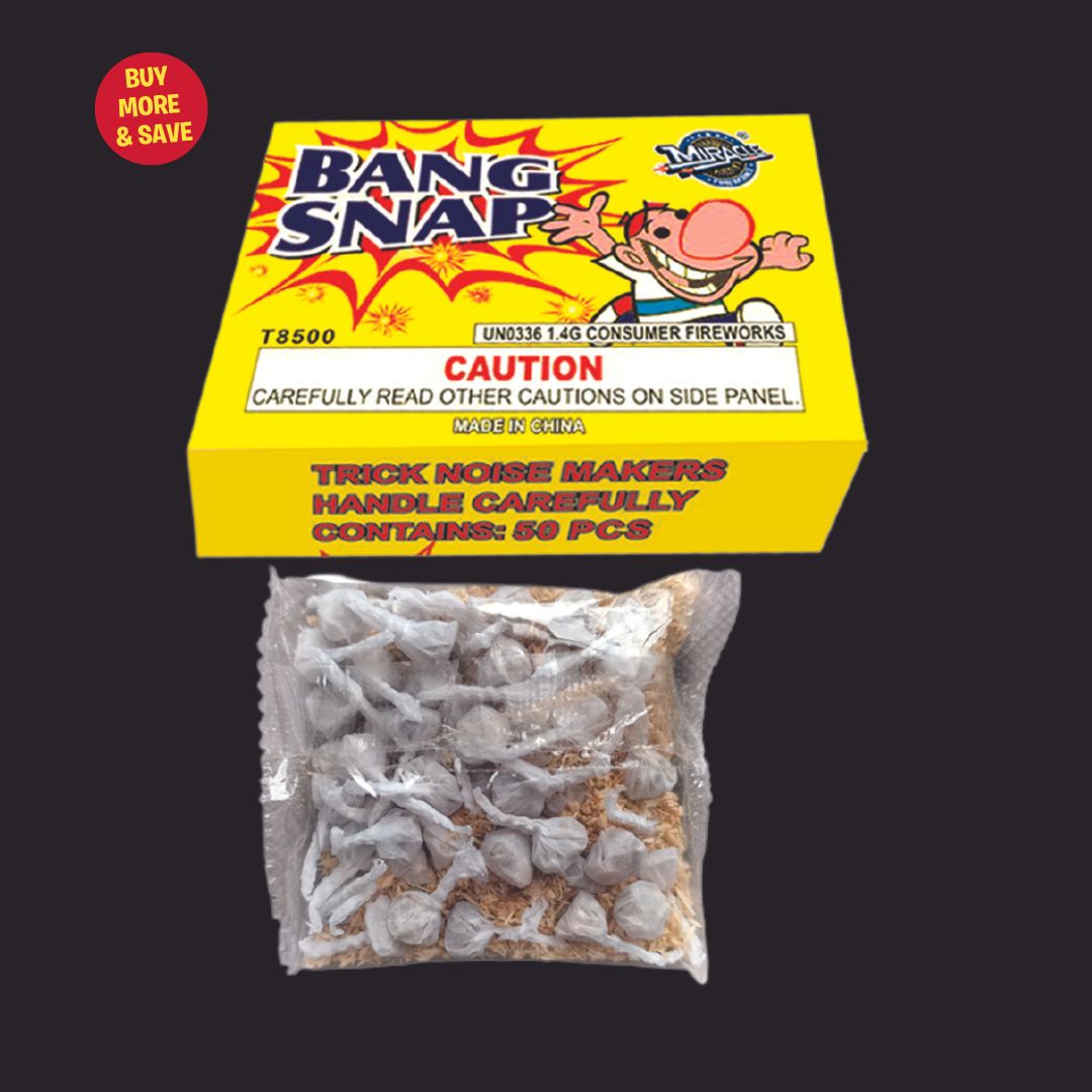 Bangsnap Box Bang Snap, 50 pcs - Novelties & Sparklers