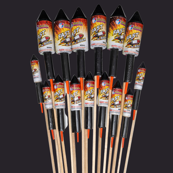 All Fast Rockets Fast Riser, 15 pc - Rockets