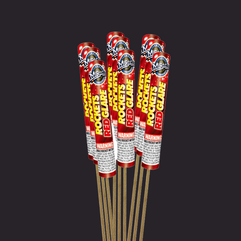 Rockets Red Glare, 10 pc - Rockets